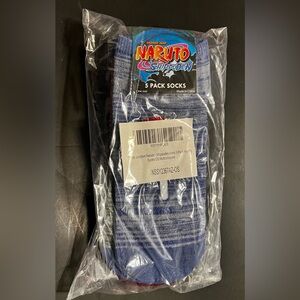 Ripple Junction Naruto Shippuden Icons 5 Pack Novelty Socks One Size New